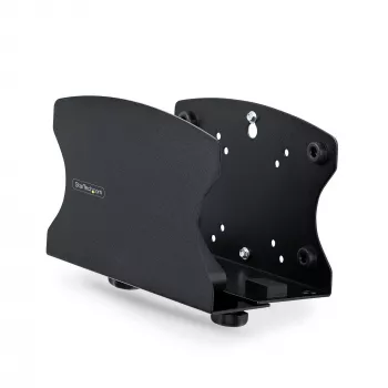 StarTech.com suporte de parede para PC, suporta computadores de secretária até 18 kg, ajuste sem ferramentas 50–200 mm, suporte/prateleira robusta de parede para caixa/torre de PC