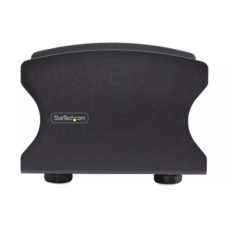 StarTech.com suporte de parede para PC, suporta computadores de secretária até 18 kg, ajuste sem ferramentas 50–200 mm, suporte/prateleira robusta de parede para caixa/torre de PC