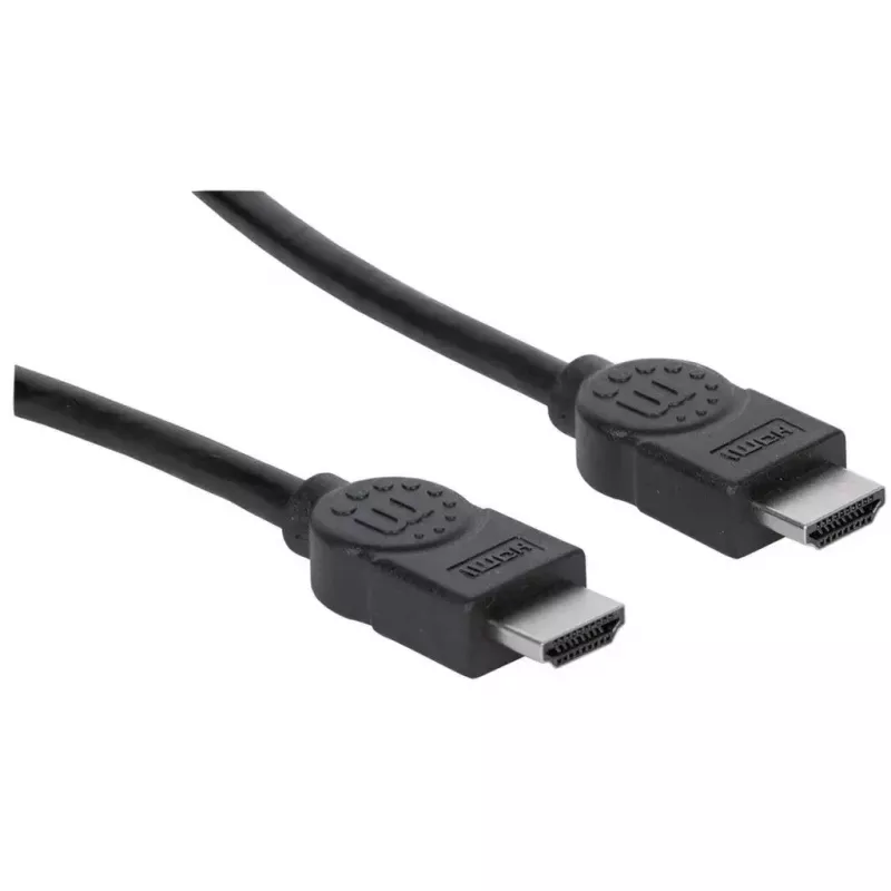 Cabo HDMI Manhattan HDMM2MHS 2m macho a macho preto