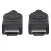 Cabo HDMI Manhattan HDMM2MHS 2m macho a macho preto