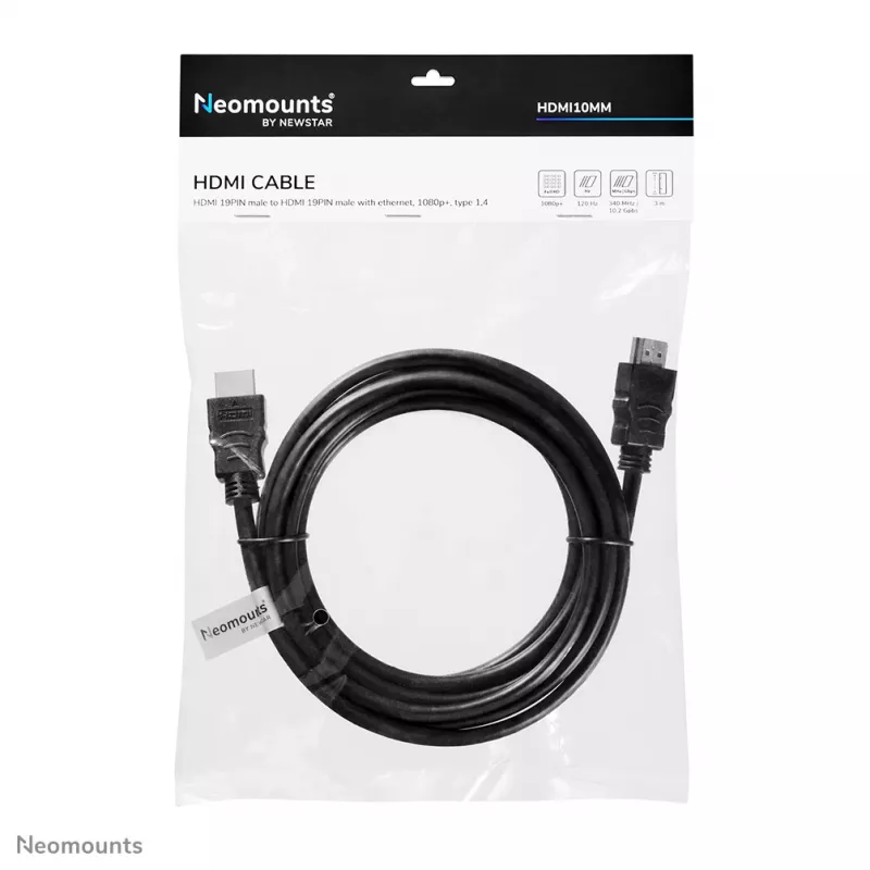 Cabo HDMI Neomounts HDMI10MM – 3 metros