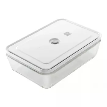 Recipiente universal de vidro para armazenamento ZWILLING FRESH & SAVE Retangular 2,85 L, adequado para micro-ondas, tampa removível