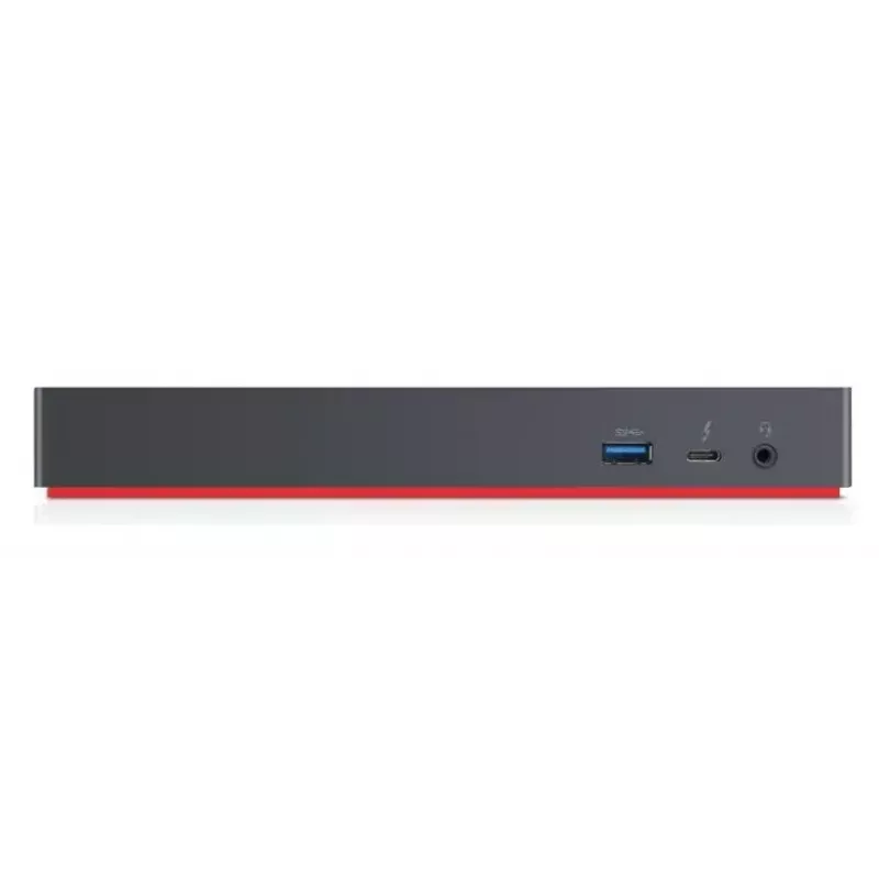 Lenovo 40AN0135EU docking station/replicador de portas para portátil com fios Thunderbolt 3 preto, vermelho