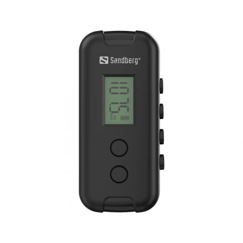 Rádio portátil Sandberg 421-00 FM 76-109 MHz preto