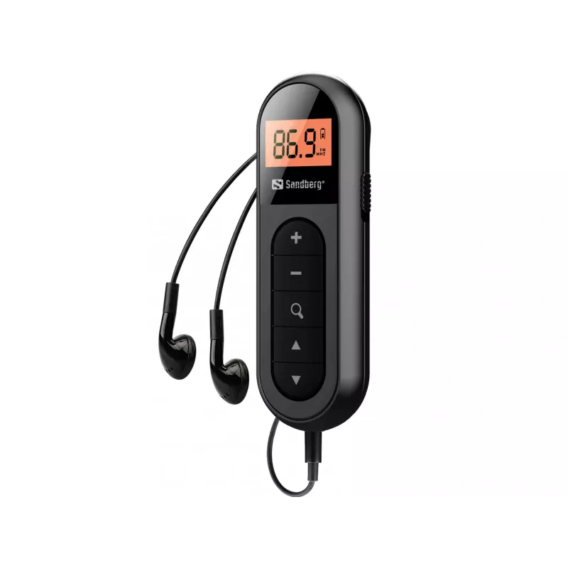 Rádio portátil Sandberg Pocket Radio FM Recharge FM 76-108 MHz
