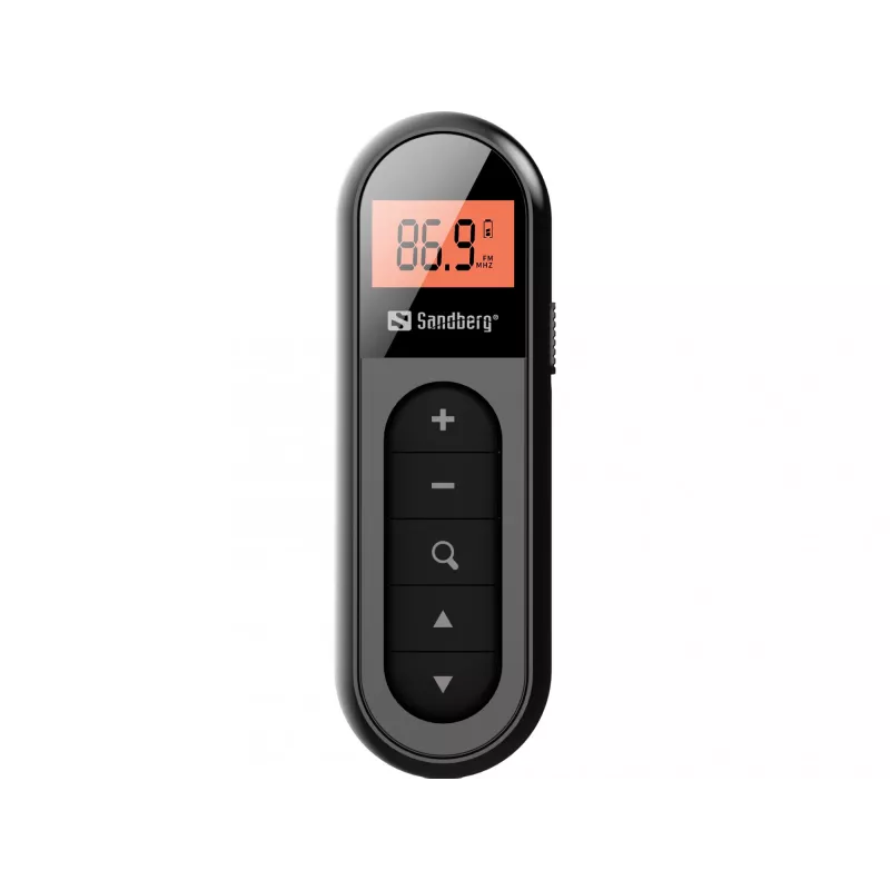 Rádio portátil Sandberg Pocket Radio FM Recharge FM 76-108 MHz