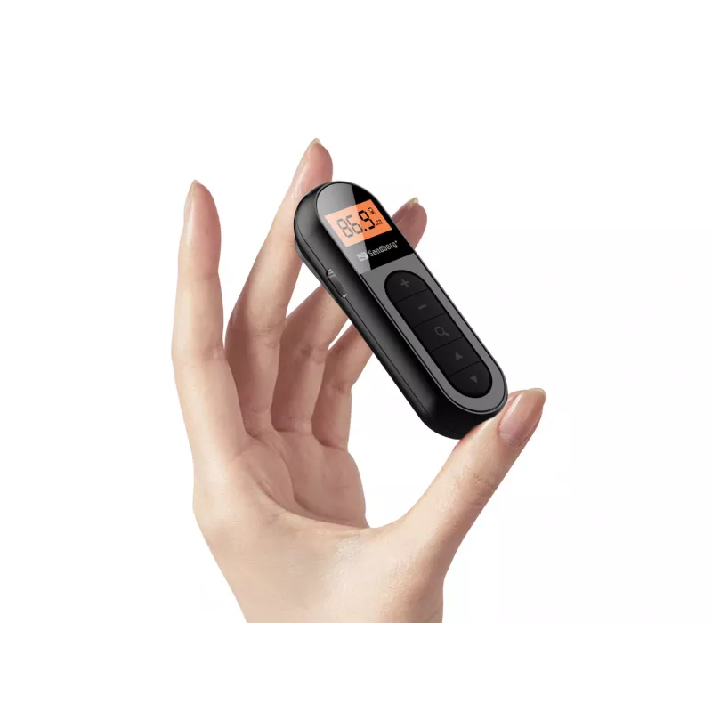 Rádio portátil Sandberg Pocket Radio FM Recharge FM 76-108 MHz