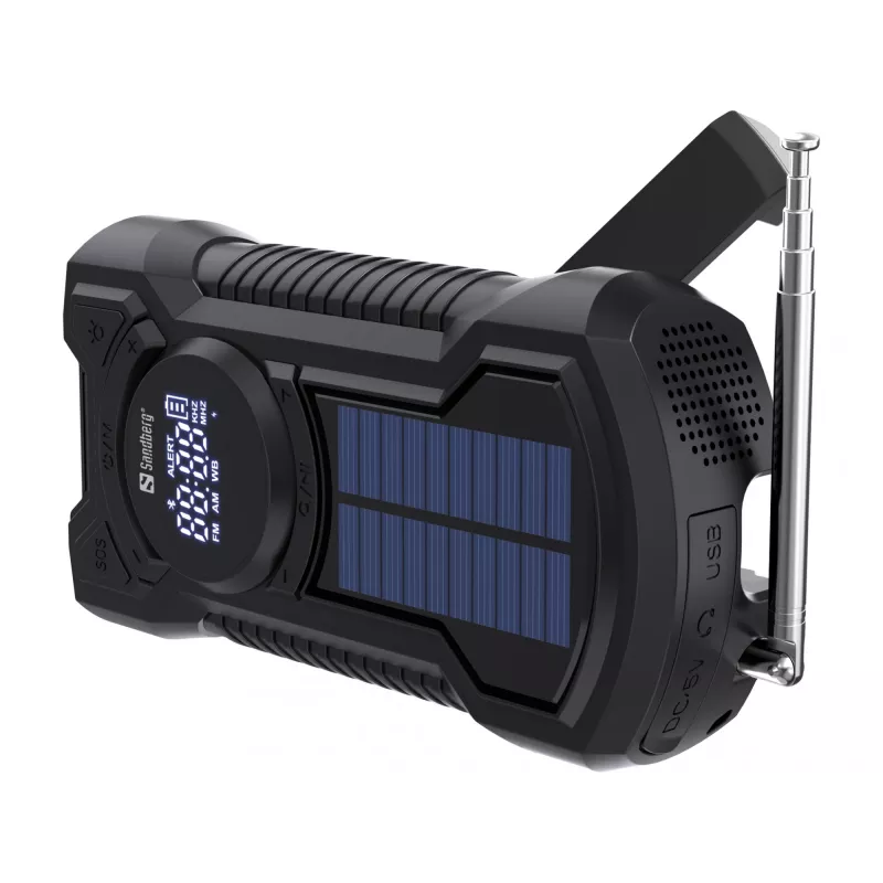 Rádio portátil Sandberg Survivor Radio All-in-1 5000 AM FM 5000mAh