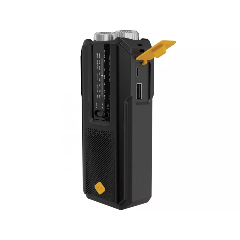 Sandberg Survivor Radio All-in-1 2000, portátil, AM, FM, 87–180 MHz, 520–1710 kHz, 3 W, analógico
