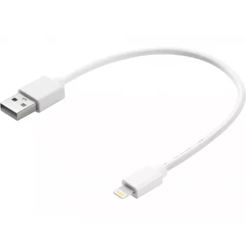 Cabo Sandberg USB Lightning MFI 0,2 m branco