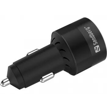 Carregador de automóvel Sandberg 3in1 130W USB-C PD carregador rápido universal