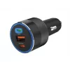 Carregador de automóvel Sandberg 3in1 130W USB-C PD carregador rápido universal
