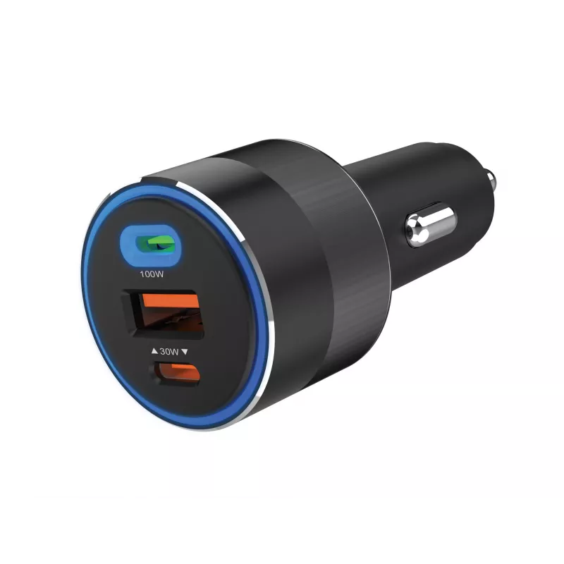 Carregador de automóvel Sandberg 3in1 130W USB-C PD carregador rápido universal
