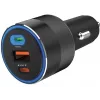 Carregador de automóvel Sandberg 3in1 130W USB-C PD carregador rápido universal