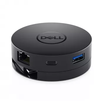 DELL DA300 com fios USB 3.2 Gen 2 (3.1 Gen 2) Type-C preto