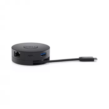 DELL DA300 com fios USB 3.2 Gen 2 (3.1 Gen 2) Type-C preto