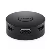 DELL DA300 com fios USB 3.2 Gen 2 (3.1 Gen 2) Type-C preto