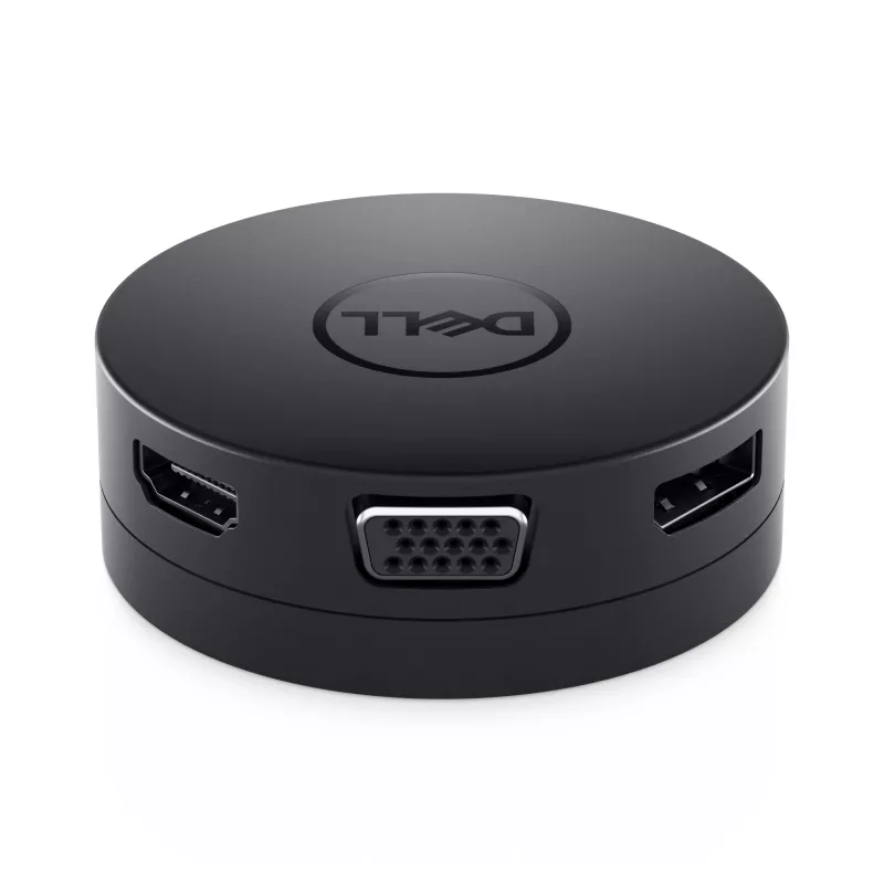 DELL DA300 com fios USB 3.2 Gen 2 (3.1 Gen 2) Type-C preto