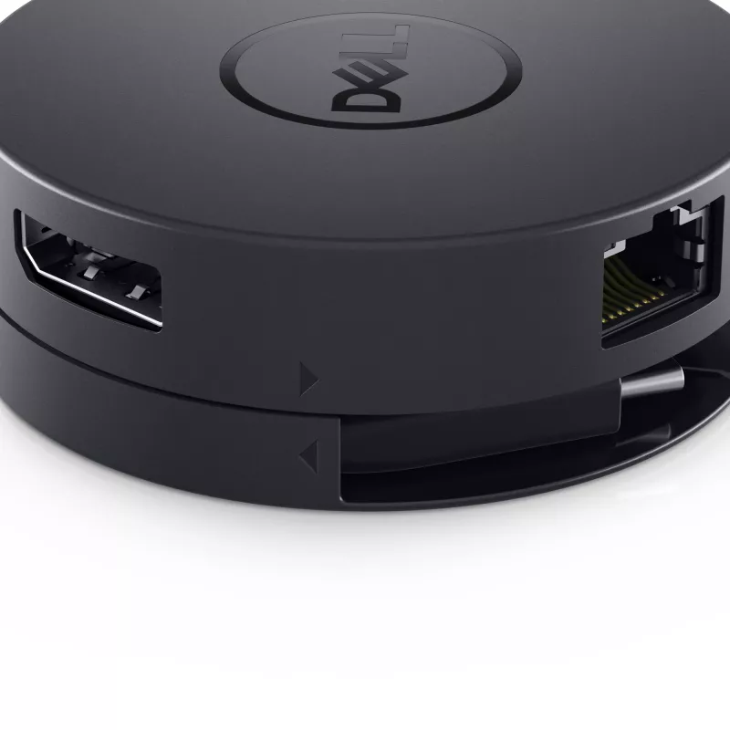 DELL DA300 com fios USB 3.2 Gen 2 (3.1 Gen 2) Type-C preto