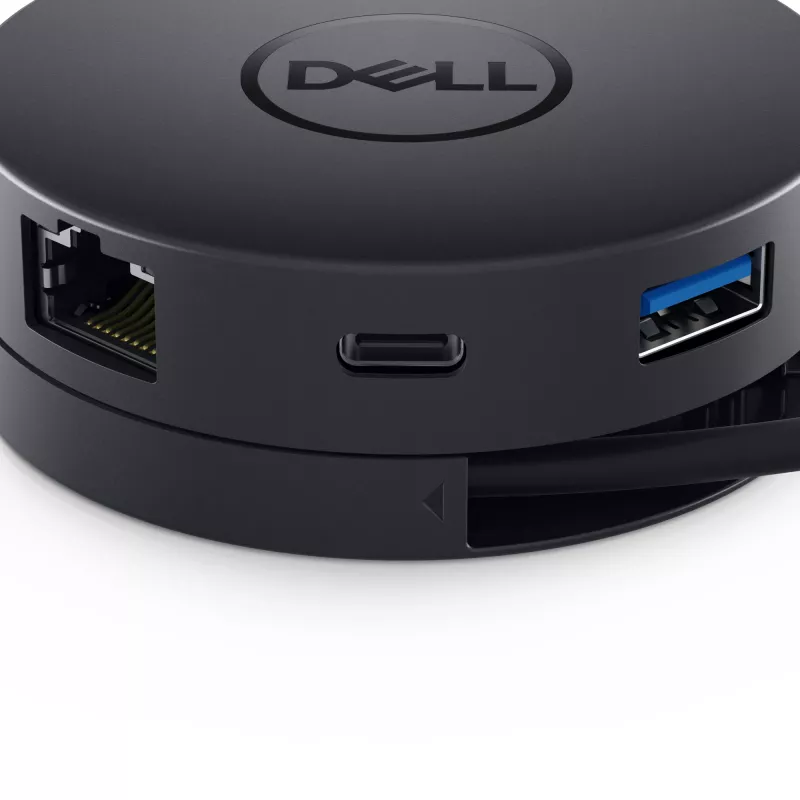 DELL DA300 com fios USB 3.2 Gen 2 (3.1 Gen 2) Type-C preto