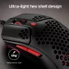 HyperX Pulsefire Haste - rato gaming (preto-vermelho)