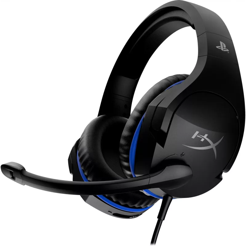 HyperX Cloud Stinger - headset gaming - PS5-PS4 (preto-azul)