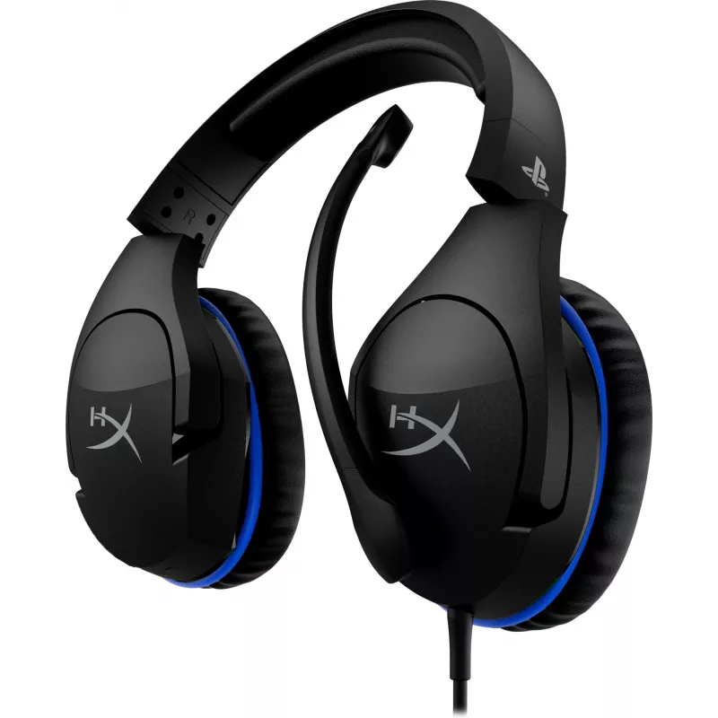 HyperX Cloud Stinger - headset gaming - PS5-PS4 (preto-azul)