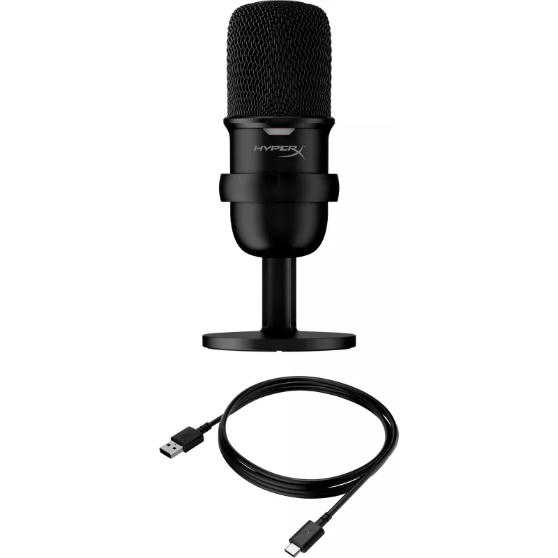 HyperX SoloCast - microfone USB (preto)
