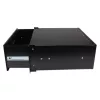 Gaveta de armazenamento StarTech.com 4U preta em aço para racks e armários de 19in