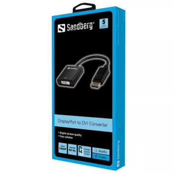Adaptador DisplayPort para DVI Sandberg