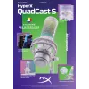 HyperX QuadCast S - microfone USB (branco-cinzento) - iluminação RGB