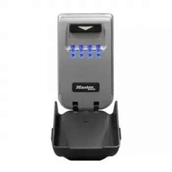 Cofre de parede MASTER LOCK médio com botão rotativo iluminado porta-chaves Select Access® cinzento