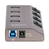 Hub USB-C de 4 portas com alimentação própria StarTech.com com interruptores individuais de ligar/desligar, hub de expansão USB 3.0 5Gbps com fonte de alimentação, hub USB-C para USB-A para computador de secretária/portátil, hub USB Type-C com BC 1.2