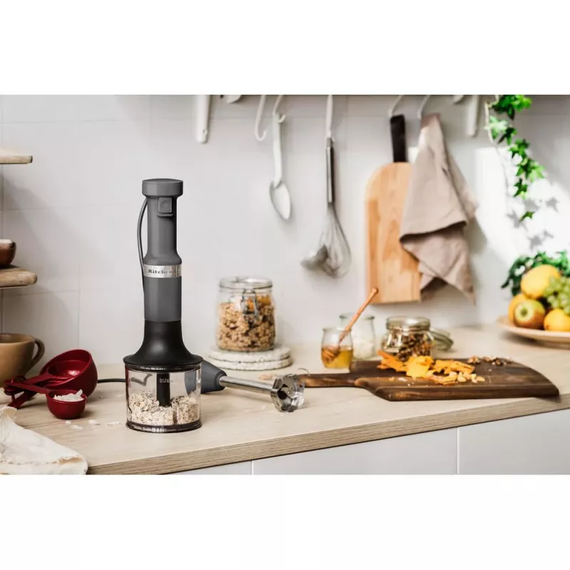 KitchenAid 5KHBV83EDG varinha mágica 1 L 180 W cinzento