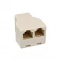 Distribuidor modular InLine 1x conector fêmea RJ12 / 2x conector fêmea RJ12 69999B