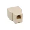 Distribuidor modular InLine 1x conector fêmea RJ12 / 2x conector fêmea RJ12 69999B