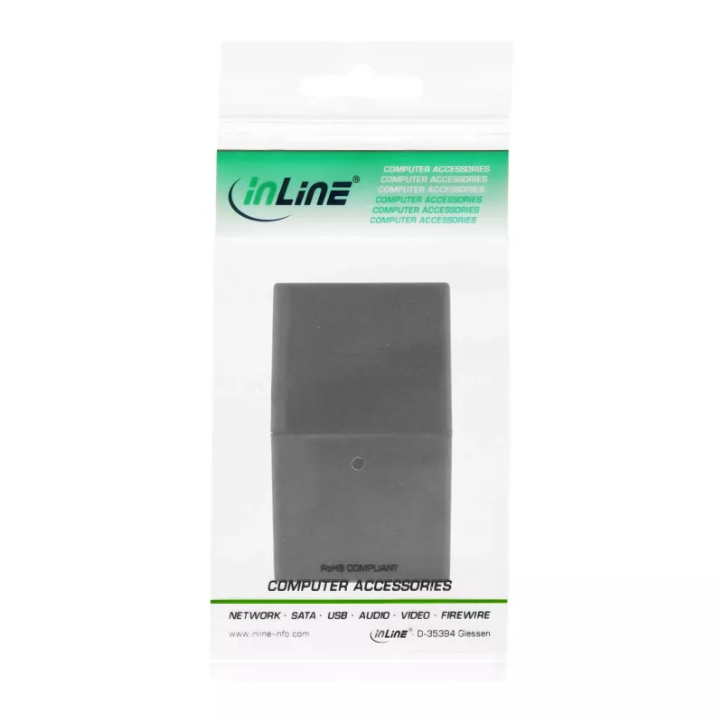 Acoplador modular InLine RJ10 4P4C conector fêmea/conector fêmea 69999E