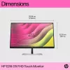 Monitor HP E24t G5 23,8 polegadas Touch Full HD LCD 1920x1080