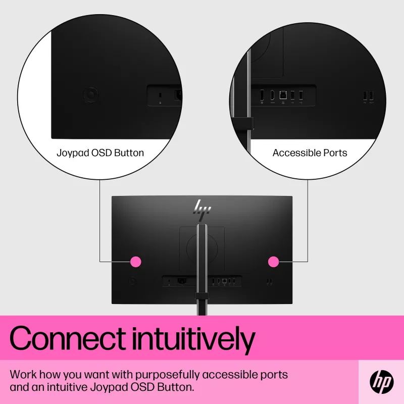 Monitor HP E24t G5 23,8 polegadas Touch Full HD LCD 1920x1080