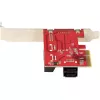 Placa SATA PCIe StarTech.com – Placa de expansão PCIe SATA de 6 portas – 6 Gbit/s – Perfil baixo/alto – Conectores SATA empilhados – ASM1166 Non-RAID – Conversor PCI Express para SATA