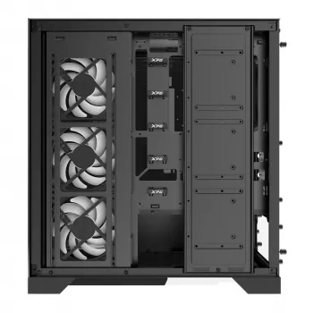 XPG INVADER X WOF Mid-Tower preto, Midi Tower, PC, preto, ATX, micro ATX, Mini-ITX, SPCC, 17,5 cm