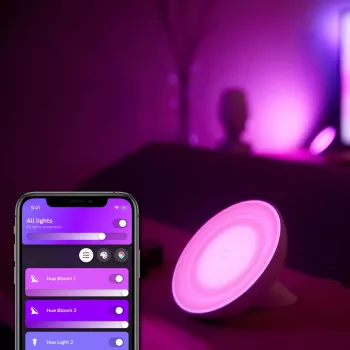 Candeeiro de mesa inteligente Philips Hue White and Colour Ambience Bloom