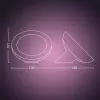 Candeeiro de mesa inteligente Philips Hue White and Colour Ambience Bloom