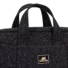 Mala de tiracolo Rivacase 7931 39,6 cm 15,6 polegadas preto branco