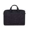 Mala de tiracolo Rivacase 7931 39,6 cm 15,6 polegadas preto branco