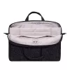Mala de tiracolo Rivacase 7931 39,6 cm 15,6 polegadas preto branco