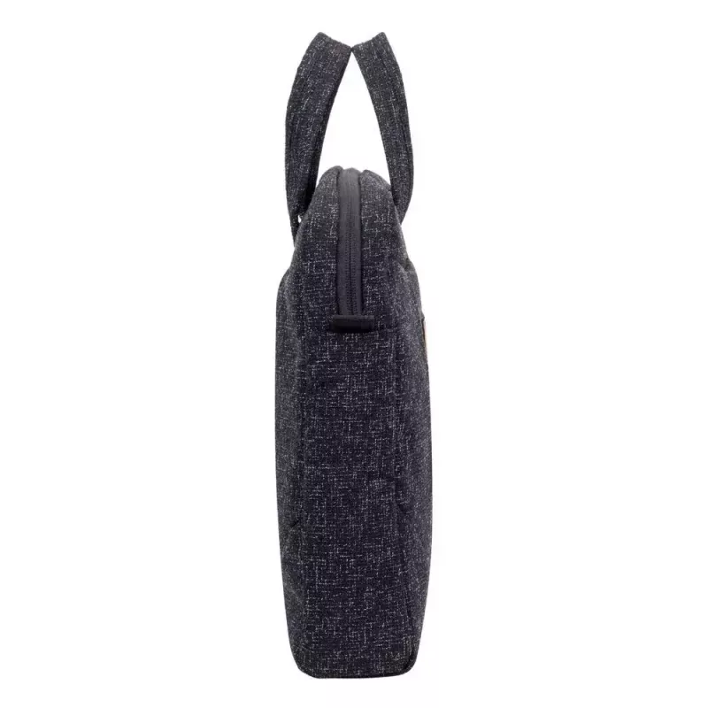Mala de tiracolo Rivacase 7931 39,6 cm 15,6 polegadas preto branco