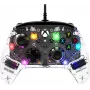 HyperX Clutch Gladiate – comando gaming RGB com fios – Xbox, gamepad, Xbox One, Xbox Series X, com fios, USB, USB Type-A, USB Type-C, transparente