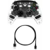 HyperX Clutch Gladiate – comando gaming RGB com fios – Xbox, gamepad, Xbox One, Xbox Series X, com fios, USB, USB Type-A, USB Type-C, transparente