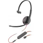 HP Poly Blackwire C3215 headset monaural + bolsa de transporte (a granel), com fios, escritório/call center, 87 g, headset, preto